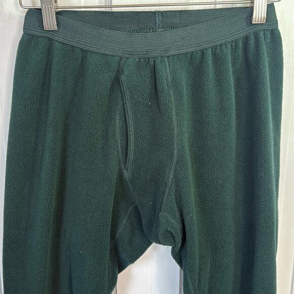 PATAGONIA Capilene Vintage Green Fleece Mens Base Layer Pants M-243 Sz S - Picture 2 of 7